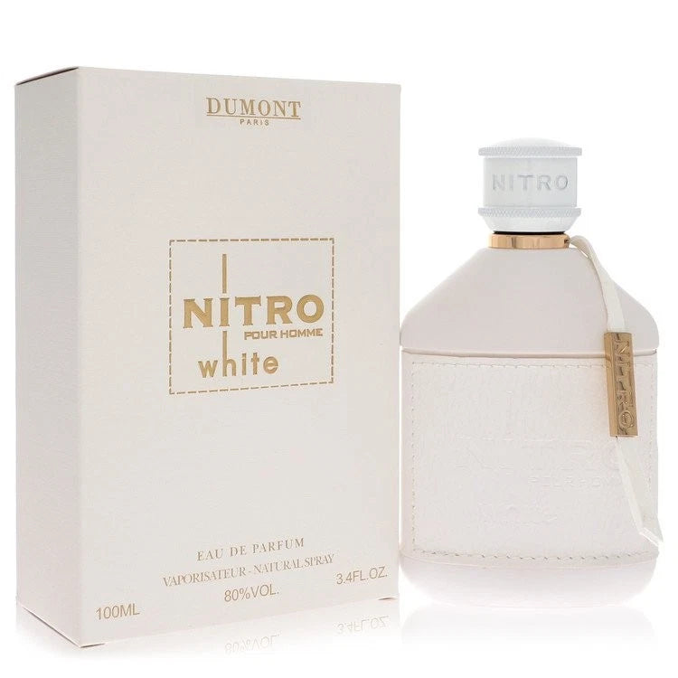 Dumont Nitro White by Dumont Paris Eau De Parfum Spray 3.4 oz for Men EDP
