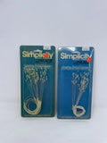 2 Sealed New Vintage Simplicity Bridal Flowers By Nudge Crystal Sparkly Wedding Bouquet