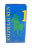 Polo Big Pony Blue #1 by Ralph Lauren 3.4 oz EDT Spray for Men (NIB) EDT
