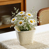 Woven Flower Basket Flowerpot Basket for Farmhouse Indoor Outdoor Garden Garden Plants
