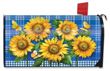Briarwood Lane Blue Sunflowers Summer Mailbox Cover Sunflower