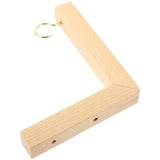 Hook Hanging Planter Bracket Hook Garden Planter Hanger, Wall Wooden Hanger Rack Garden Plants
