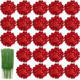 28 Pcs Silk Hydrangea Flowers Artificial Flowers 7 inch Hydrangea Head with s... Hydrangea