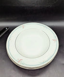 Set/4 Vintage Royal Doulton Carnation H.5084 Rimmed Soup Bowls Fine Bone China Carnation