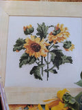 Sunflower Summer Sunshine Flower OOP Magazine Cross Stitch Pattern (T) Sunflower