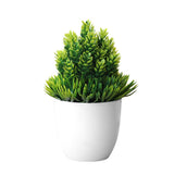 Artificial Simulation Bonsai Flowers Tree Pot Fake Potted Plant Home Table Decor Green Plant