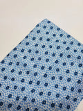 Liberty Fabrics 100% Cotton Florals Blue Sew Quilt Craft Vintage FAT QUARTER Flowering Plants
