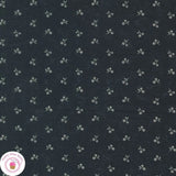 Moda BLACKBIRD'S NEST 9755 19 Black  KANSAS TROUBLES Quilt Fabric Flowering Plants
