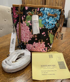 DOONEY & BOURKE Black Hydrangea Small Drawstring Crossbody Handbag Purse NEW! Hydrangea