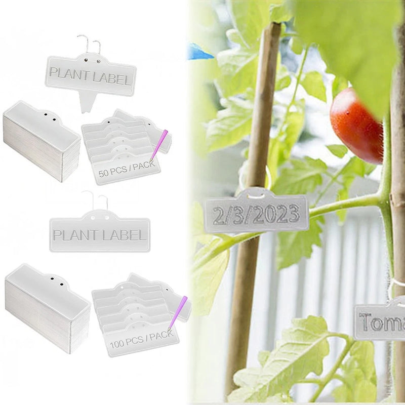 Aluminum Plant Tags Waterproof for Outdoor Garden Tree Marking 89x38mm Garden Plants