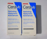 2 PACK CeraVe Hydrating Hyaluronic Acid Face Serum 1oz NEW Bouquet