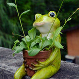 Resin Frogs Flower Pots Plant Pot Home Garden Decoration Succulent Pot Flowerpot Garden Plants