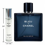 CHANEL BLEU DE CHANEL POUR HOMME EDP TRAVEL SIZE SPRAY 10ML/0.34OZ - FREE SHIP EDP