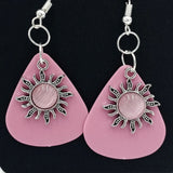 Pink Sun Flower Handmade Earrings Sunflower