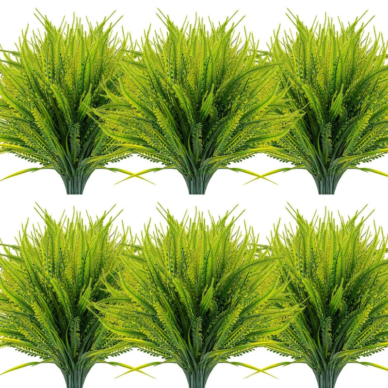 Artificial Boston fern plant bundles, bright green fronds
