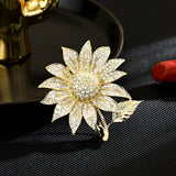 Fashionable Personalized High-end Brooch, Elegant Sunflower Chest Flower Sunflower