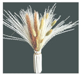 Pampas Grass Decor with Vase, 17.7" Natural Dried Pampas Bouquet Floral with ... Pampas Grass