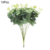 Simulated Eucalyptus Money Leaves Floral Arrangements Accessories Home Deco S7Y8 Green Plant