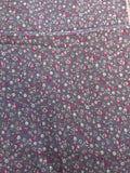VTG Peter Pan Ditsy CALICO Pink & Blue Florals on Lavender Cottagecore  BTFQ Flowering Plants