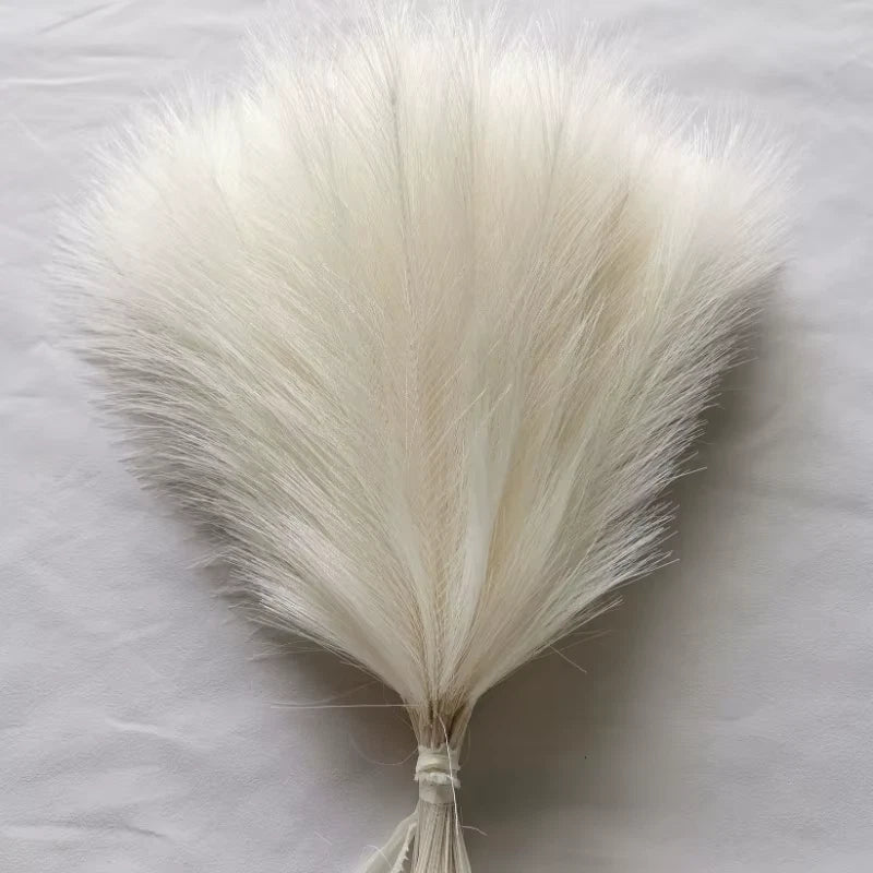 10pcs Artificial Pampas Grass Bouquet Home Bedroom Room Wedding Party Decor NEW Roses