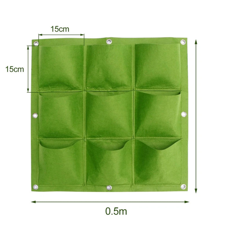Non-woven Vegetable Planting Bag Outdoor Garden Grow Bags Wall Mounted Garden Plants
