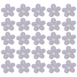 50 Pcs Mini Daisies Flower Sew on Patches, Flower Appliques Patches, Purple Daisies