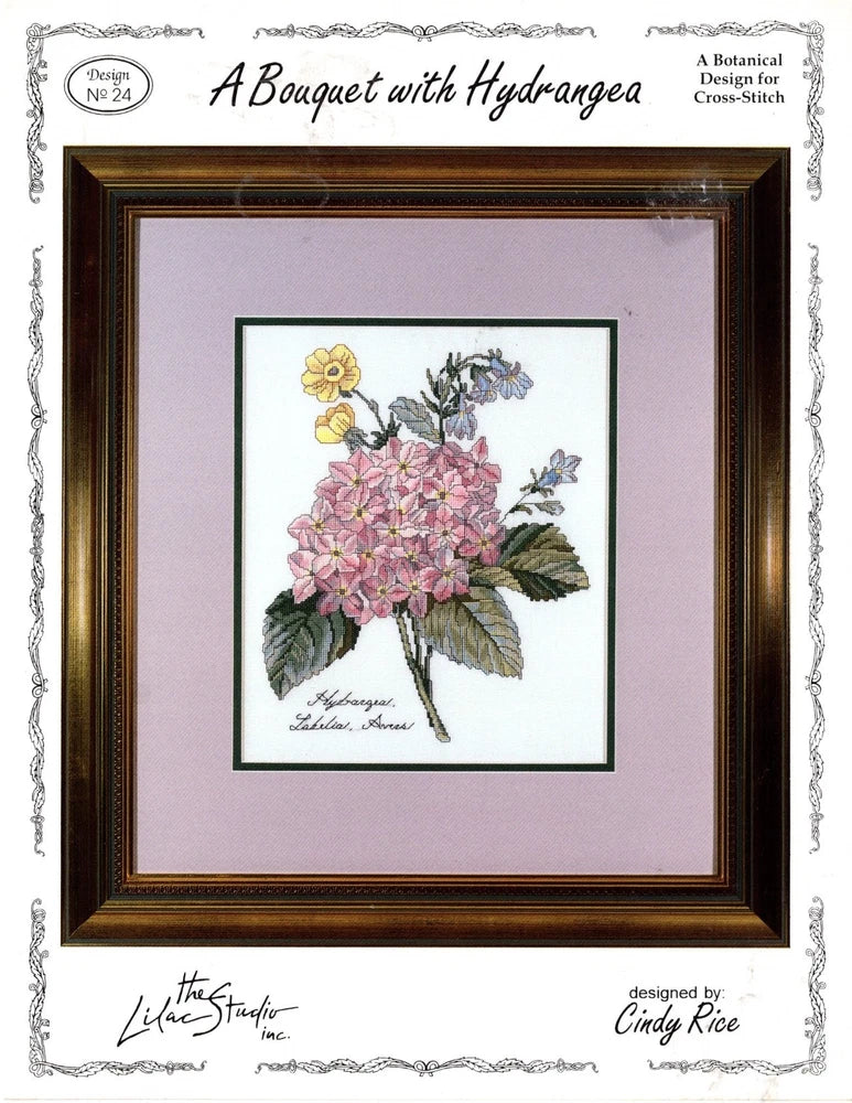 The Lilac Studio A Bouquet with Hydrangea Cindy Rice Hydrangea