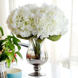 Artificial 5 Head Hydrangea Flower Display Fake Flowers Bouquet Home Room Decor Hydrangea