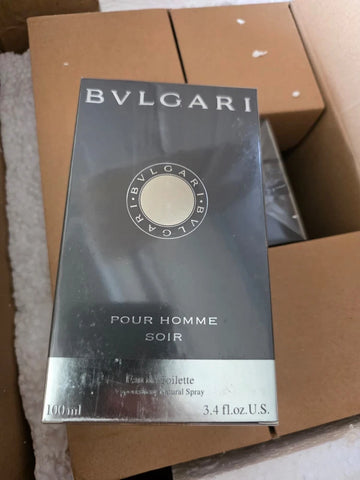Bvlgari Pour Homme Soir 3.4 oz / 100ml Eau De Toilette EDT Spray For Men New USA EDT