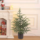 Artificial Norfolk Pine Tree Fake Potted Plant Christmas Tree for Indoor Outdoor Green Plant