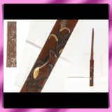 Kozuka Mumei __ Gold Inlay ___ Pampas Grass EdoEra Antique Japanese Sword Pampas Grass