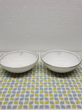 1982 Royal Doulton Carnation Fruit Dessert (Sauce) Bowl H5084 Set of 2 Carnation