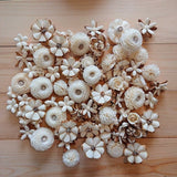 50 Assortment Artificial Sola Wood Flower Diffuser Flowers 2-4 cm Dia. For Craft Dried Flower