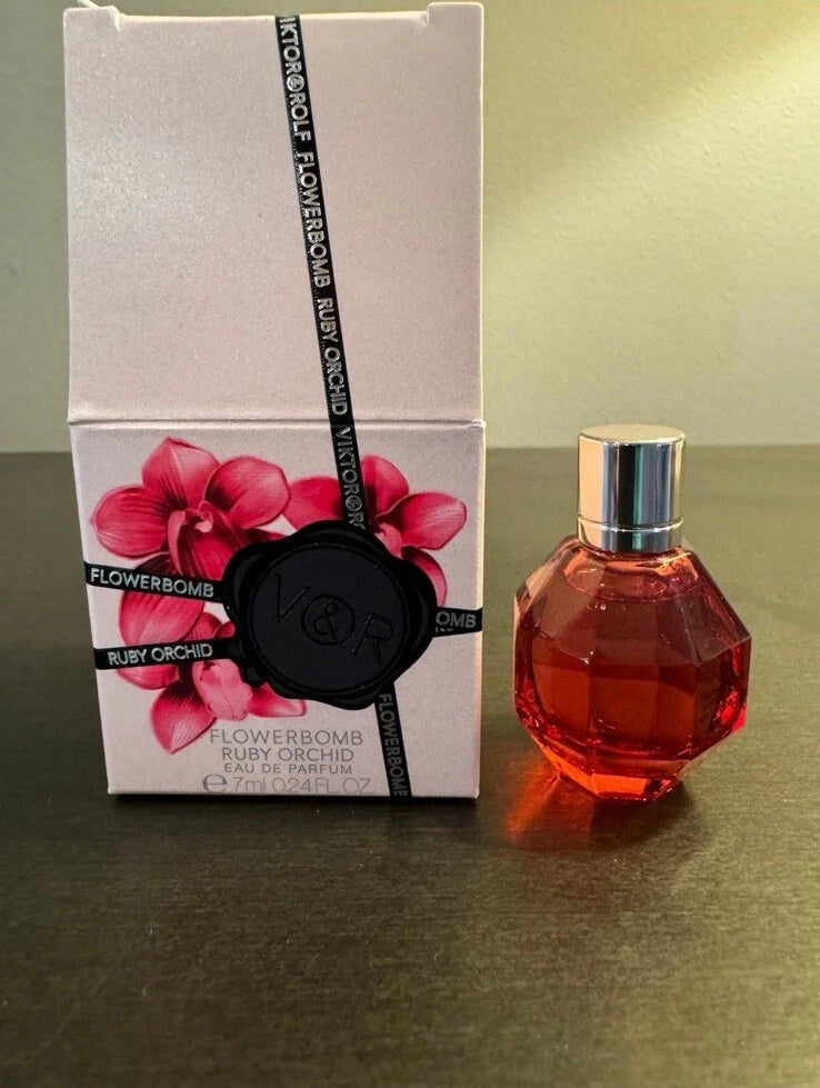 Viktor & Rolf Flowerbomb Ruby Orchid Eau de Parfum 7 ml .24 oz Travel Size NIB EDP