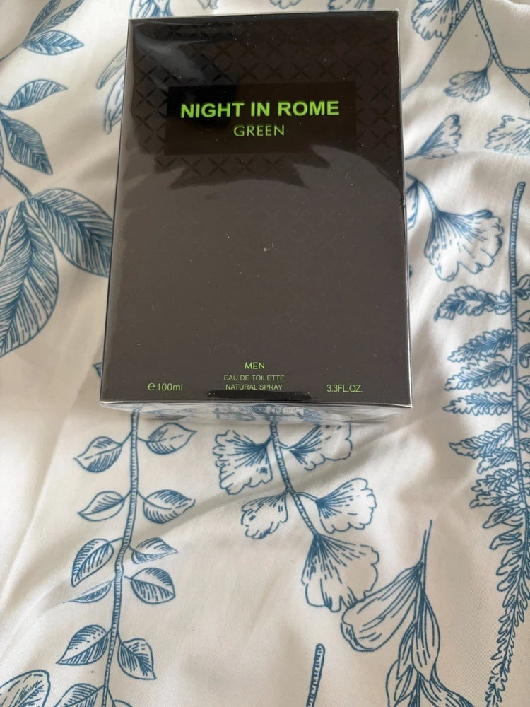 Night In Rome Men Eau De Toilette 100ml 3.3oz Spray Cologne New Sealed EDT