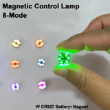 2pcs Magnetic Control 8-Mode Wireless LED  Lamp Magnet Induction Flashing Lights Roses