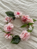 DIY ARTIFICIAL PINK CARNATION FLOWER HEADBAND CROWN Carnation