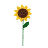 Home Decorative EcoFriendly Crochet Artificial Hand Woven Yarn Knitted Sunflower Sunflower