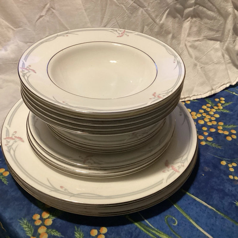 Set of 16 PCS Royal Doulton Carnation H 5084 Dinner Plates  SET 10 3/4Ó England Carnation