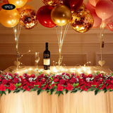 Artificial Flower Artificial Polyester Fibre Flowers Row 100*30cm for Home Decor Hydrangea