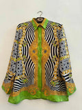 Carnation Vintage Silk Blouse Multicolor Carnation