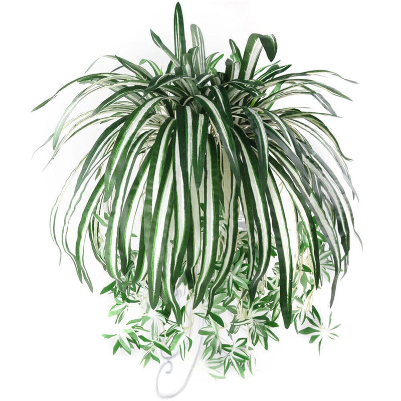 Chlorophytum Faux Greenery Artificial Plant Home Hotel Decor Green Plant