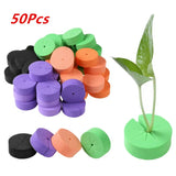 50 Neoprene Clone Collar Foam Inserts for Garden DIY Hydroponics Cloning Plants Garden Plants