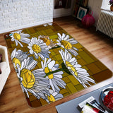 3D Art Sunflower Flower NAO10756 Game Rug Mat Elegant Photo Carpet Mat Fay Sunflower