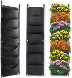 6/7/9/18 Pocket Vertical Grow Bag Hanging Wall Plant Container Garden Supply NEW Garden Plants