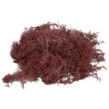 1.8 OZ Fake Moss Preserved Reindeer Moss Artificial Moss Lichen Centerpieces Red Dried Flower