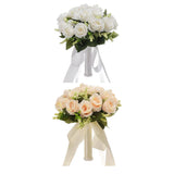 Bridal Wedding Bouquet Bridesmaid Flower Silk Flower Bouquet, Handmade Wedding Bouquet