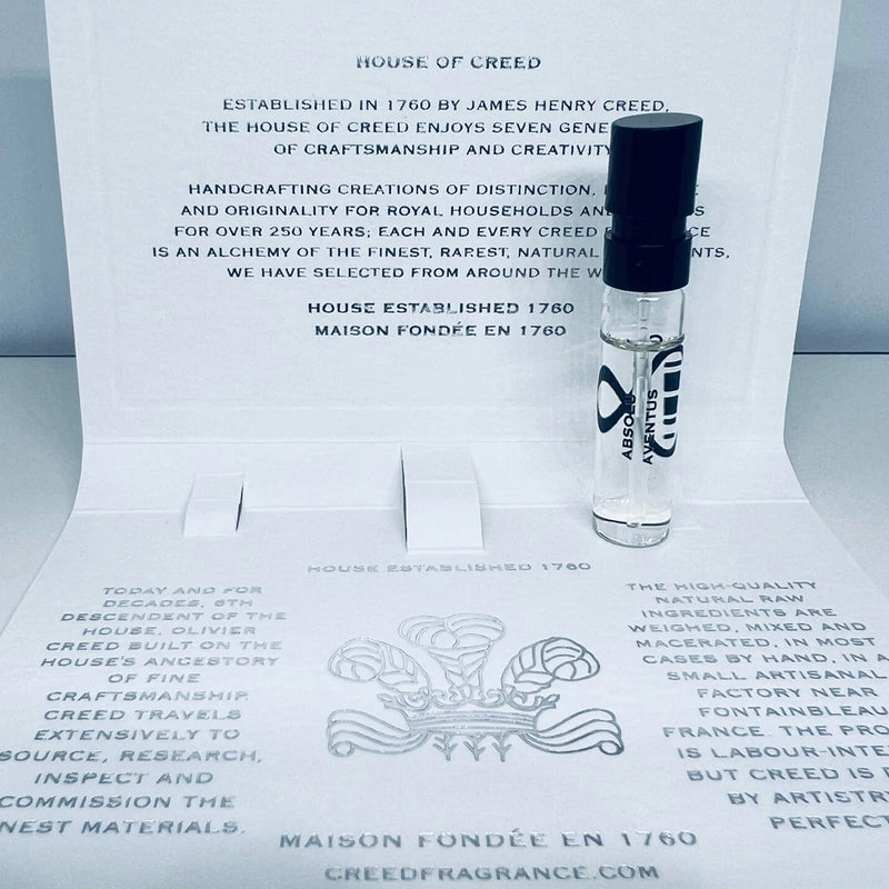 Creed Absolu Aventus LIMITED Edition Eau De Parfum Sample 1.7ml New Release EDP