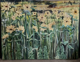 Landscape Acrylic Paint Field Of Sunflowers Virgina Caroll Art Painting  24 Ô 18 Sunflower
