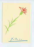 Picasso Carnation 1960 - Nouvelles Images Art Card 1973 Carnation